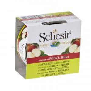 Schesir Cão Frango e Maçã lata 150gr